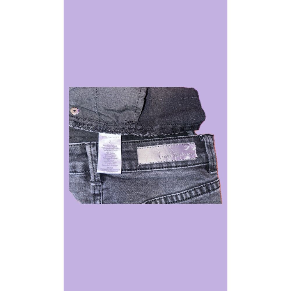Calvin Klein Denim Mini Skirt - Picture 5 of 5